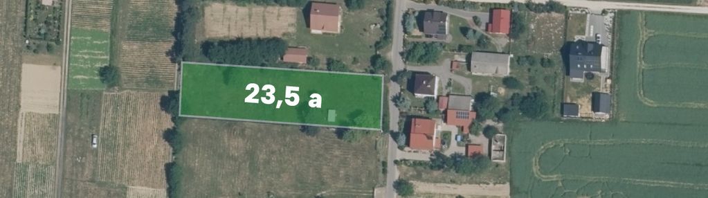 Ogrodzona działka budowlana - leonów k. lublina