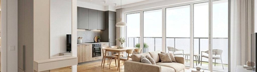 Nowoczesne mieszkanie | smart house | lawendowe