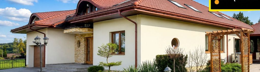 Przestronny dom z pięknym ogrodem białogon