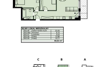 Mieszkanie 3pok/nowe osiedle/ wrocławska słupsk