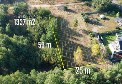 Działka budowlana po mulczowaniu w grądach