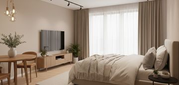 Świetne studio na wynajem blisko plaży i obc.