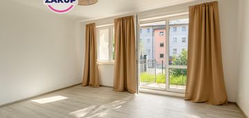 2 pokoje z ogródkiem, po remoncie