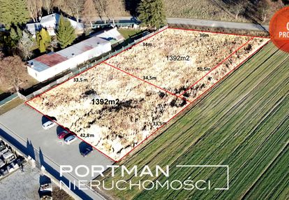 Działka pod zabudowę produkcyjno - magazynową.