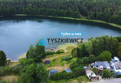 Działka nad jeziorem w starznie.