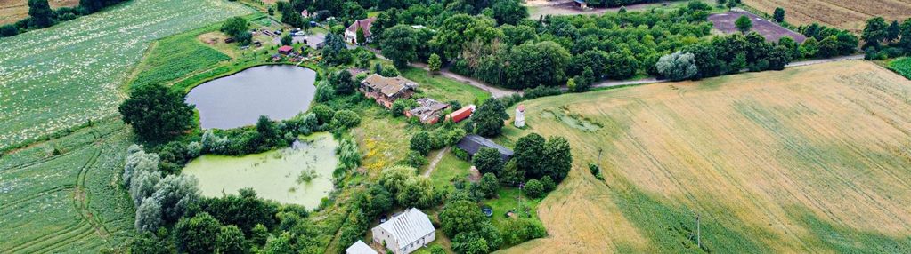 Siedlisko nad stawem! pow. gruntów 5,95 ha, dom!