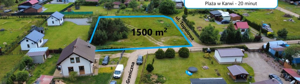 Działka budowlana 1500 m² z wz • media • domatówko