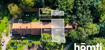 Działka zabudowana pod lasem blisko zalew mietków