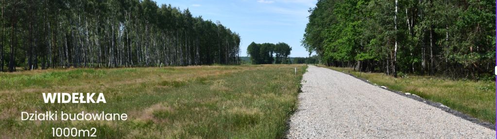 Działki 10a pod zabudowę pod lasem- widełka