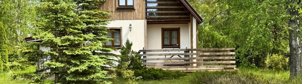 Widna góra, dom z klimatem blisko jeziora i lasu