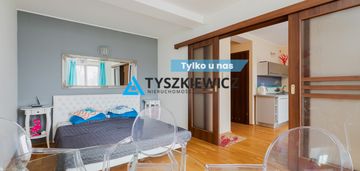 Blisko plaży z windą i parkingiem