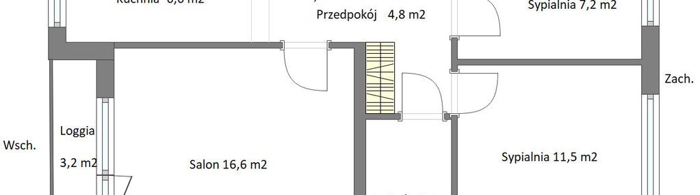 Słoneczne 3 pokoje z balkonem na bródnie