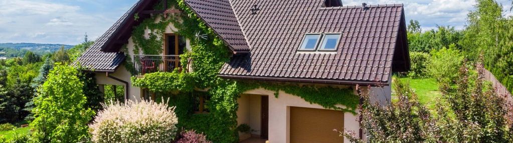 Dom z pięknym ogrodem obok wadowic
