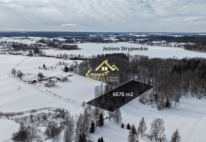 Duża działka przy jeziorze stryjewskim 6676 m²