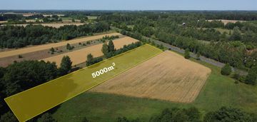 Duża działka budowlana blisko nasielska