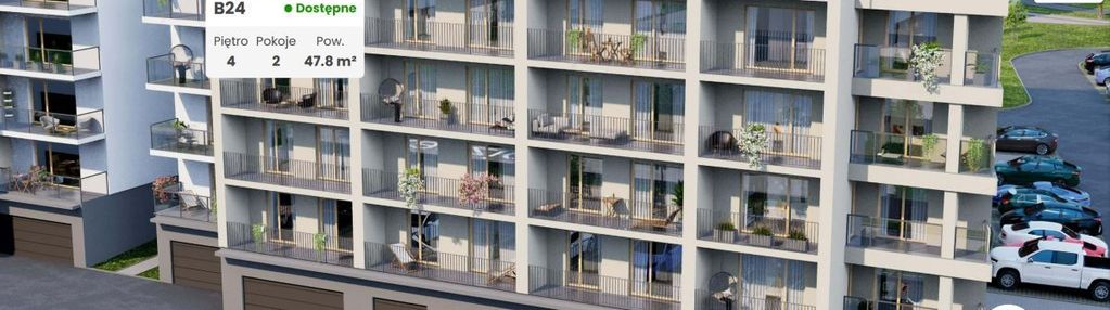 Nowe 2-pokojowe mieszkanie z balkonem w szamotułac