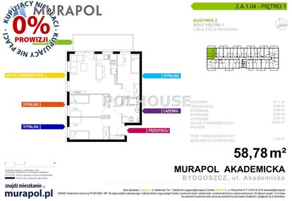 Fordon - 4 pokoje - 58,78m2