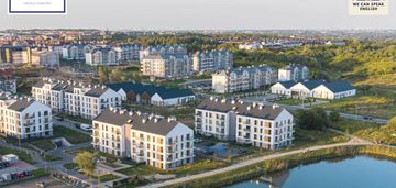 3-pokojowe mieszkanie z ogrodem i widokiem na staw