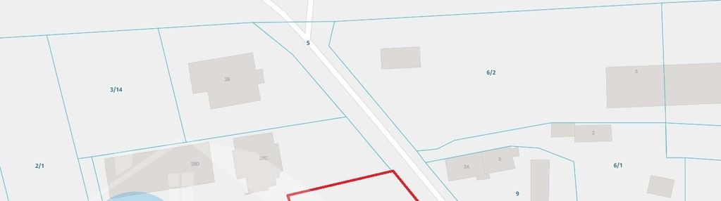 Głogów, stare serby, działka budowlana