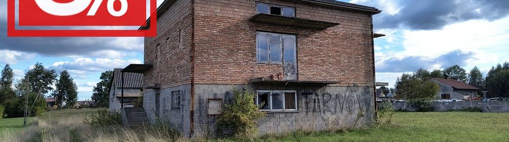 Na sprzedaż dom z dużą działką w brzozówce