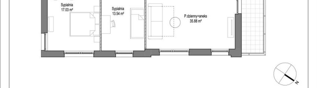 Apartament premium z balkonem, gdańsk zaspa