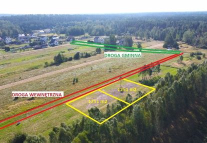 Działka budowlana przy lesie, trzemosna
