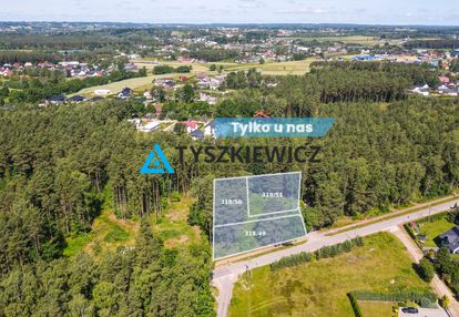 Działka mieszkaniowa z własnym lasem chwaszczyno