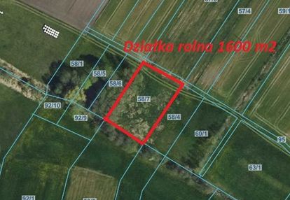 Działka rolna 1500 m2 wygięzłów