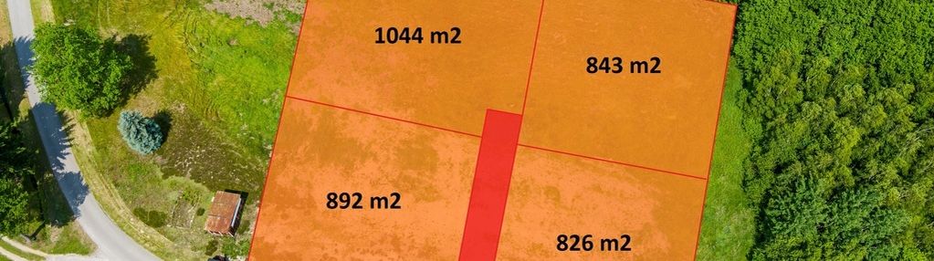 Działka budowlana 9 arów – pogórska wola