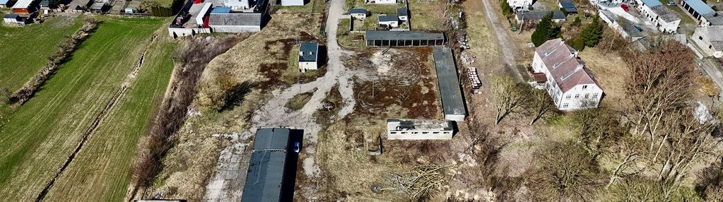 Działka usługowa zabudowana, luchowo