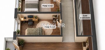 3 pokoje | 65 m² | loggia | osowa góra