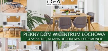 Piękny dom w centrum łochowa,3-4 sypialnie,asfalt