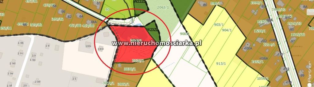 Działka inwestycyjna - droga południowa wodzisław śląski