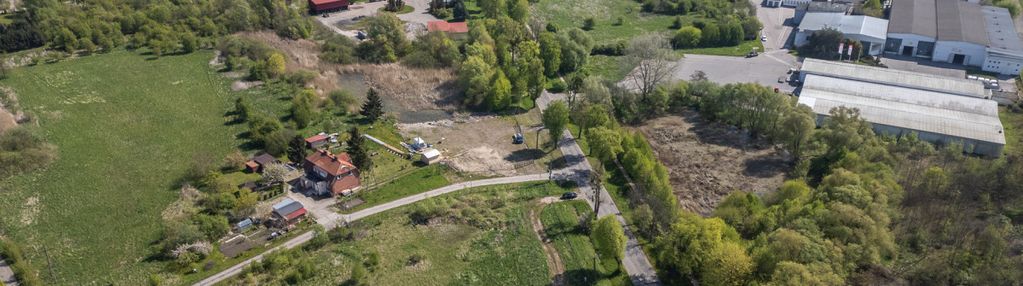Działka z budynkiem komercyjnym w malborku