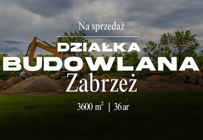 Działka budowlana 36 ar przy lesie