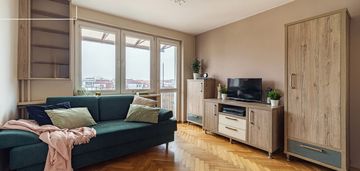 Powiśle | 2 niezależne pokoje | balkon | metro