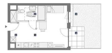 1-pokojowe mieszkanie na mokotowie