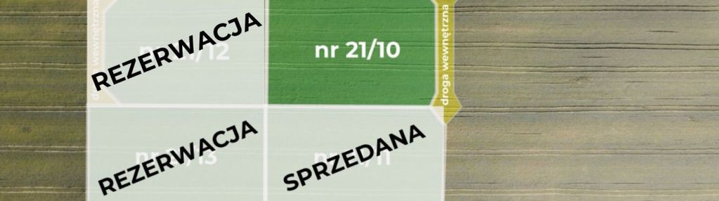 Rezerwacja działka bud. wilczopole-kolonia ~ 18 ar