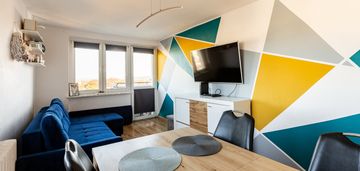 3 pokoje blisko skm, 6 piętro z pięknym widokiem.