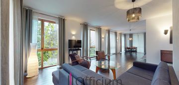 Apartament 100  m2 z ogródkiem – stary mokotów