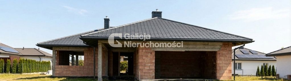 Parterówka na dużej działce 21 arów, garaż, gaz.