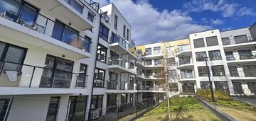 Nowe, dwupokojowe z ogródkiem i mp