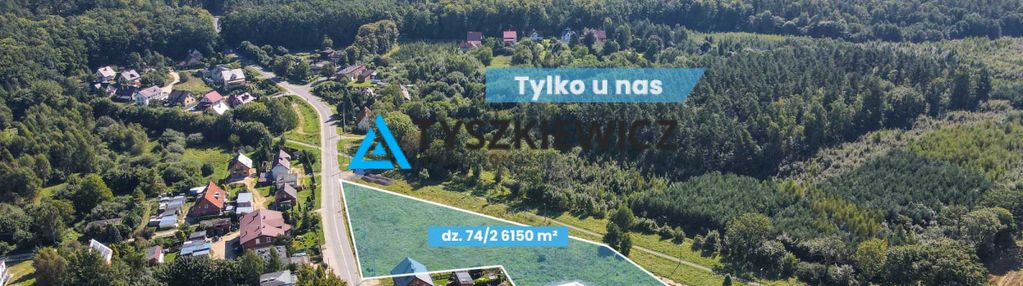 Działka z dużym potencjałem przy drodze asfaltowej