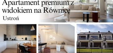 Wyjątkowy apartament w ustroniu – 2 poziomy, taras, widok na góry