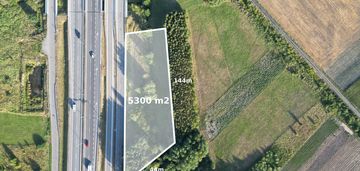 Działka inwestycyjna z wz przy trasie s7