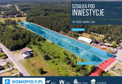 Działka inwestycyjna - okazja! 16 tyś netto/ar