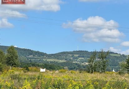 Widok na góry kaczawskie