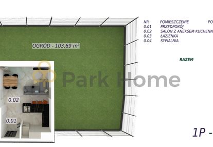 Dwa pokoje z dużym ogródkiem rydzyna