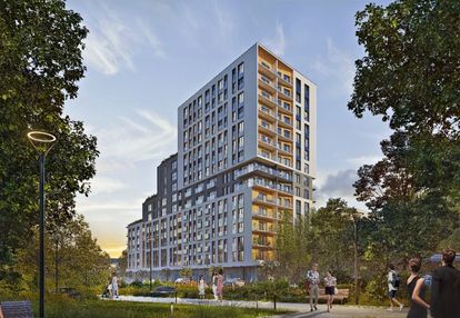 Czteropokojowe mieszkanie z balkonem, piętro 12/15