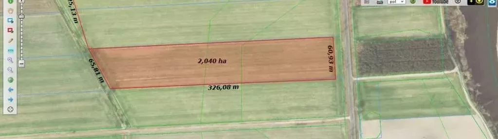 Działka na sprzedaż 211m2